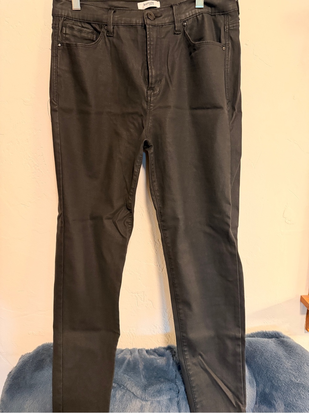 Kensie Black Coated Women's Skinny Jeans